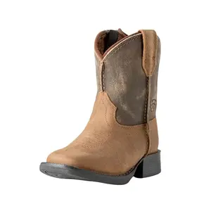 Ariat Lil' Stompers brown toddler western boots