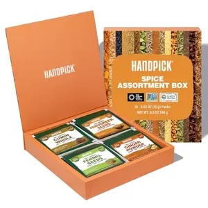 Handpick spice assortment with sixteen jars