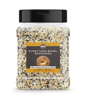 Birch & Meadow Everything Bagel Seasoning large jar with black label