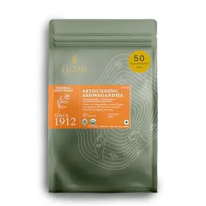 Luxmi Estates Ashwagandha Turmeric tea box