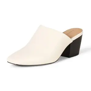 Amazon Essentials Square Toe Mule - Comfortable Heeled Office Shoes