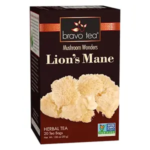 Bravo Tea Lion's Mane Mushroom Herbal Tea bag