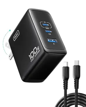 INIU 100W GaN Charger with cable