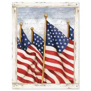10 pack Old Glory flag thank you cards by Current