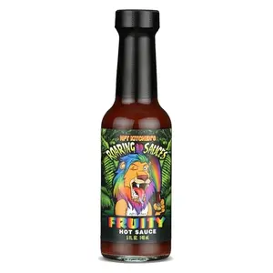 Roaring Sauces Peach hot sauce bottle