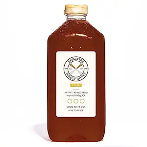Beekeeper Direct raw alfalfa honey in 5 lb squeeze bottle