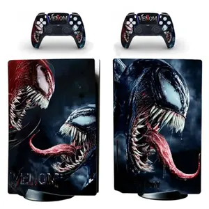 JOCHUI full body skin set for PS5 disc console and controllers with alien design