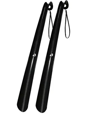 Nextnoid 16.5 inch plastic shoe horns with ergonomic handles
