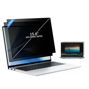 MOBDIK 15.6 inch privacy screen 2-pack with installation accessories