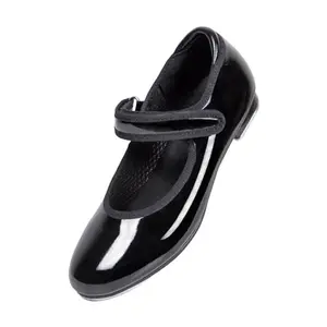 ARCLIBER black tap shoes with Mary Jane strap