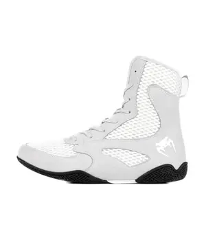 Venum Contender boxing shoes white and grey