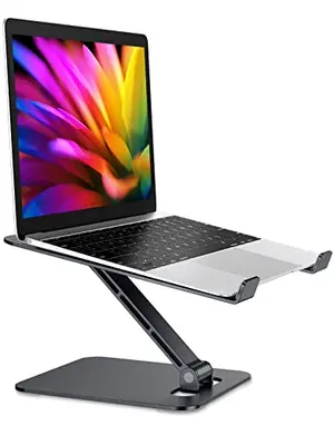 RIWUCT Foldable Laptop Stand on a desk