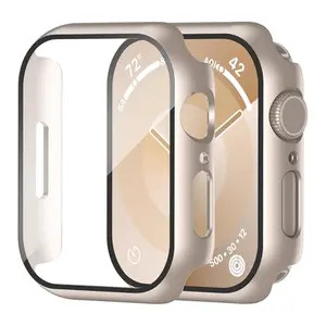 Smiling 2-pack Apple Watch case in Starlight