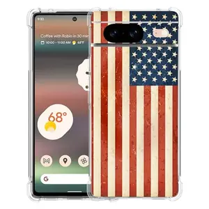 Beaucov retro American flag Pixel 8 case