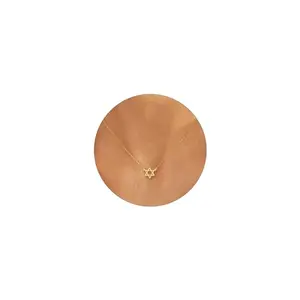 Dainty gold-plated Star of David pendant on a fine chain
