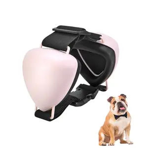 Pink ZOHAN dog earmuffs with snap lock