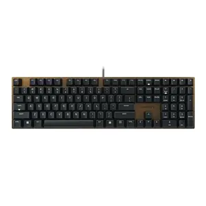 Cherry KC 200 MX mechanical keyboard with bronze accents on black
