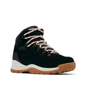 Columbia Newton Ridge Plus Waterproof Amped women's hiking boot in black and blush rose