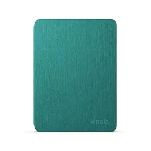 Amazon Official Fabric Cover for Kindle Paperwhite in black, front view showing fabric texture