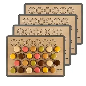 Zethyr Street 4-pack macaron silicone baking mats