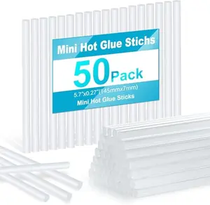 Glamgen 50 extra long mini hot glue sticks