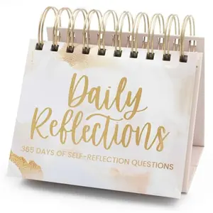 bloom daily planners undated perpetual desk easel with motivational pages