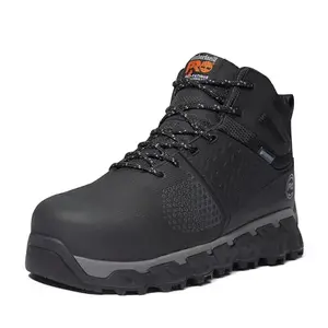 Timberland PRO Ridgework composite safety toe waterproof hiker work boot in black