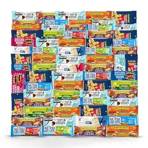 Healthy Snacks care package 70 count bulk granola bars and snack mix variety pack