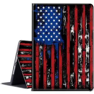 BPQOJB American flag case with 360 rotating stand for Tab A9+