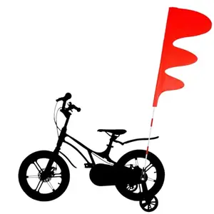 RAXCONN dinosaur tail shaped bike safety flag in orange