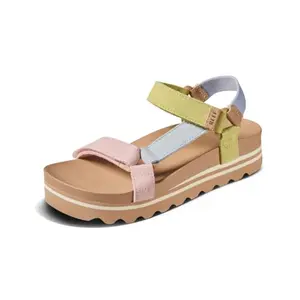 Reef Cushion Rem Hi women's sandal in meringue color