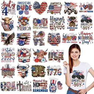 Estune patriotic iron-on transfer pack