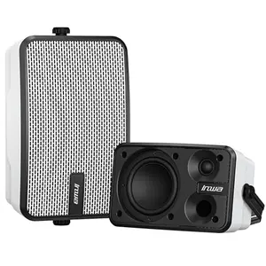 Inwa MZ-621 outdoor bluetooth speakers mounted under a gazebo