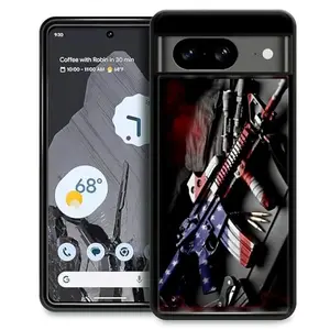 Goodsprout Pixel 8 case with vibrant American flag print