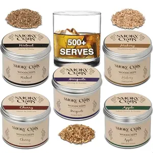 Smoky Crafts 5x2oz wood chips set for cocktail smoker