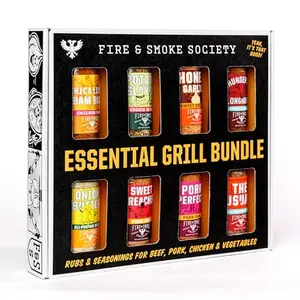 Fire & Smoke Society patriotic dry rub variety pack for grilling