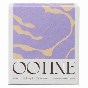 OOTINE Taiwan Oolong Tea Sampler Discovery Box with three flavors of pyramid sachets