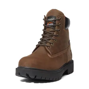 Timberland PRO Direct Attach soft toe insulated waterproof work boot in brown