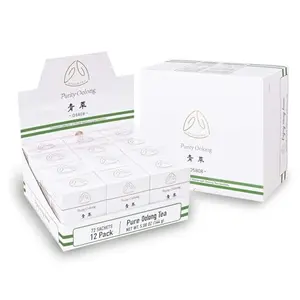 GTGLOTRA Premium Pure Oolong Tea Bag package with individually wrapped pyramid sachets