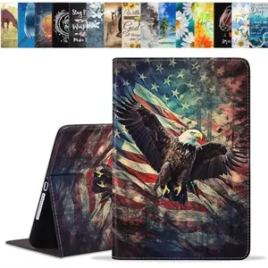 BWOOLL budget case for Tab A 8.0 with bald eagle American flag design