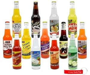 Lester's Fixins weird soda flavors variety pack with bottle opener