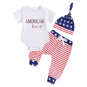 Twopumpkin my first 4th of July outfit set for baby