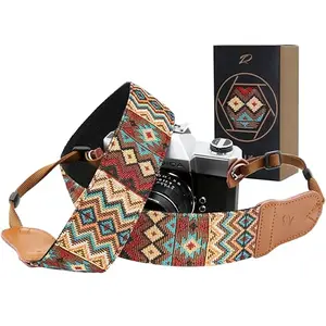 Padwa Lifestyle Cool Ethnic Style Brown camera strap