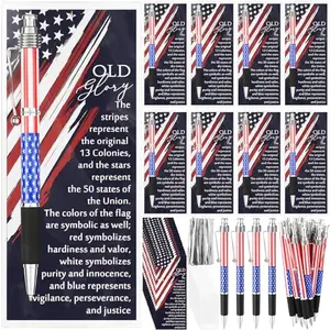 Motiskyy American flag pen and bookmark set
