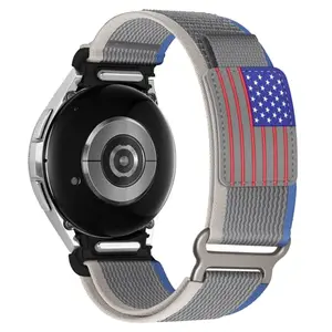 Budget-friendly patriotic nylon band for Samsung Galaxy Watch
