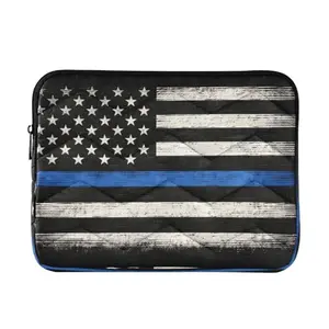 senya laptop sleeve with vintage American flag design