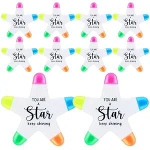 Chivertion star highlighters with 'You're a Star' printed on side