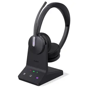Yealink WH64 DECT Bluetooth wireless headset with microphone, ideal for office calls and Teams certification