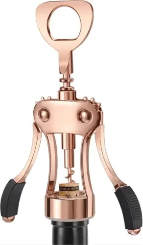 KORCCI rose gold wing corkscrew