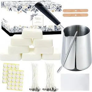 Yzoo mini candle making kit with magic paper and wax blocks